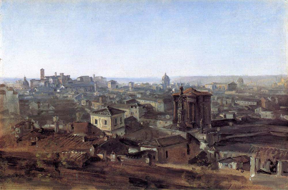 Johann Georg von Dillis Roma Capitoline Tepesine Bakış