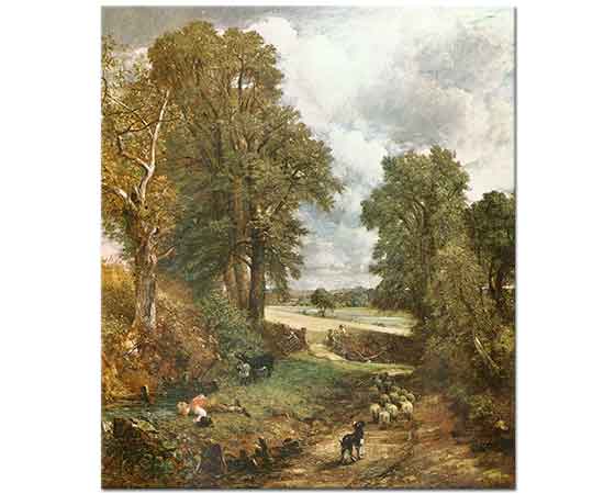 John Constable Mısır Tarlası ve Ağaçlar
