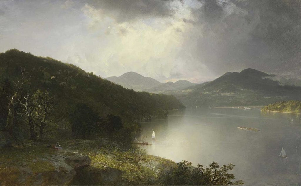 John Frederick Kensett Hudson'dan Görünüm