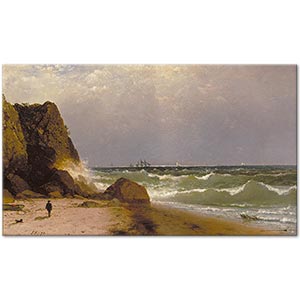 John Frederick Kensett Newport Kıyısı