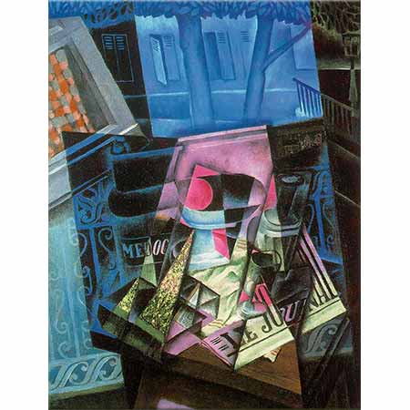 Juan Gris Açık Pencere Önünde Natürmort