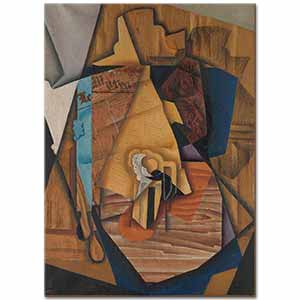 Juan Gris Cafede Bir Adam