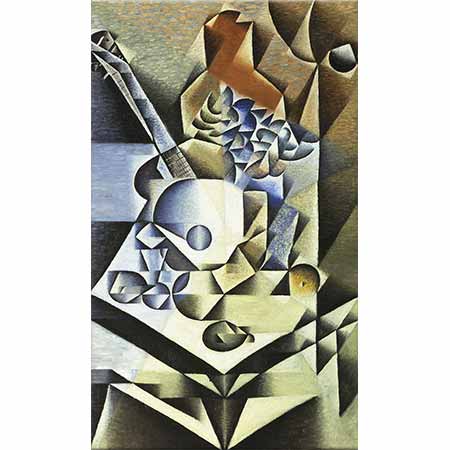 Juan Gris Çiçekli Natürmort