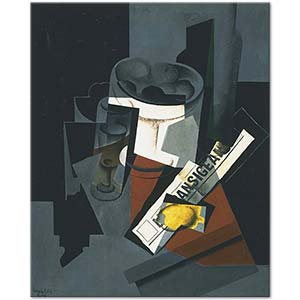Juan Gris Gazeteli Natürmort