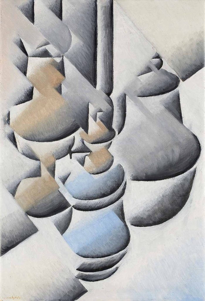 Juan Gris Gaz Lambalı Natürmort