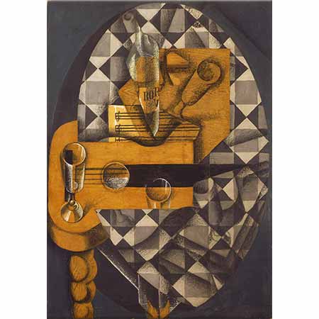 Juan Gris Gitar ve Bardaklar