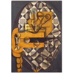 Juan Gris Gitar ve Bardaklar