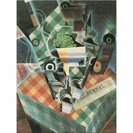 Juan Gris Kareli Masa Örtüsü