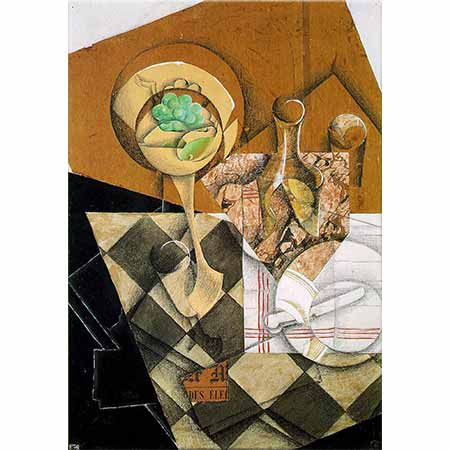 Juan Gris Meyve Tabağı ve Sürahi