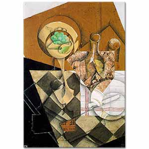Juan Gris Meyve Tabağı ve Sürahi