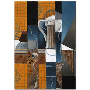 Juan Gris Bira Bardağı ve Oyun Kartları