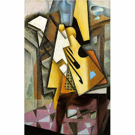 Juan Gris Sandalyenin Üzerindeki Gitar