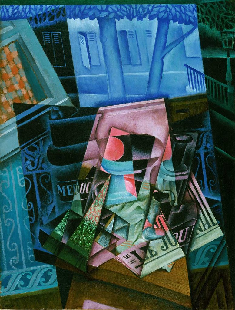 Juan Gris Açık Pencere Önünde Natürmort