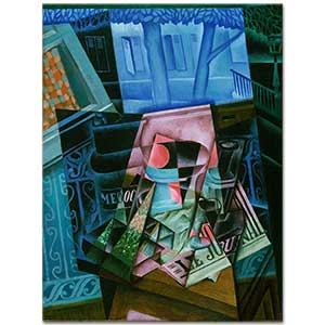 Juan Gris Açık Pencere Önünde Natürmort