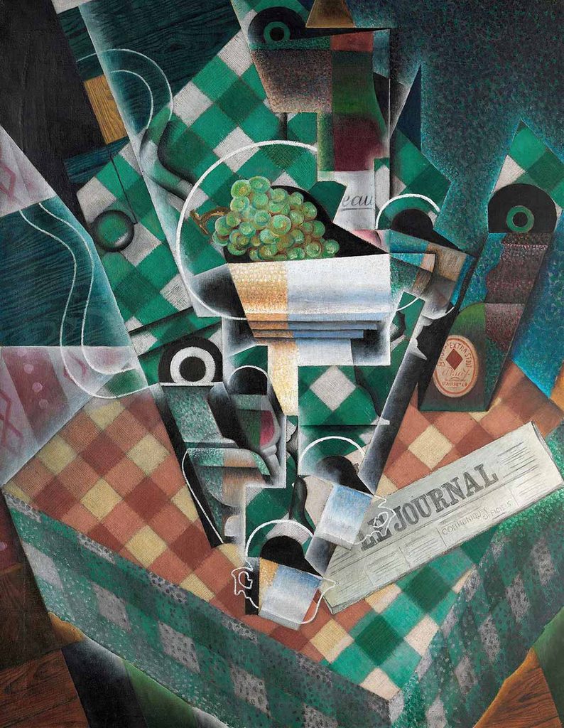Juan Gris Kareli Masa Örtüsü