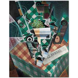 Juan Gris Kareli Masa Örtüsü