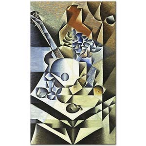 Juan Gris Çiçekli Natürmort