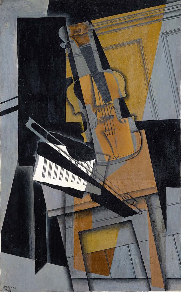 Juan Gris Nota ve Keman
