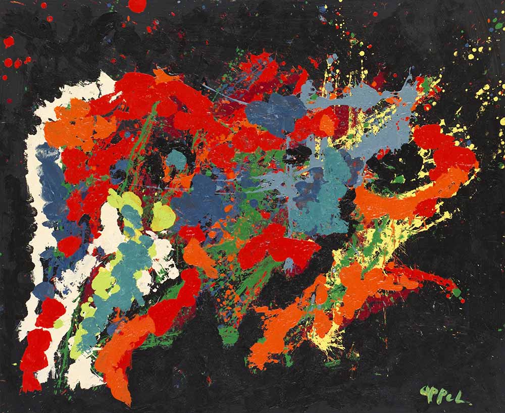 Karel Appel Soyut Kırmızı