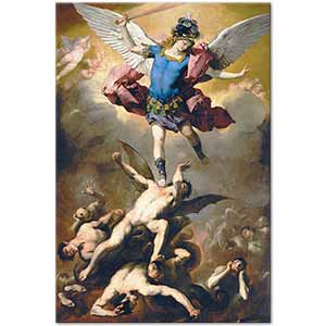 Luca Giordano Asi Meleğin Düşüşü