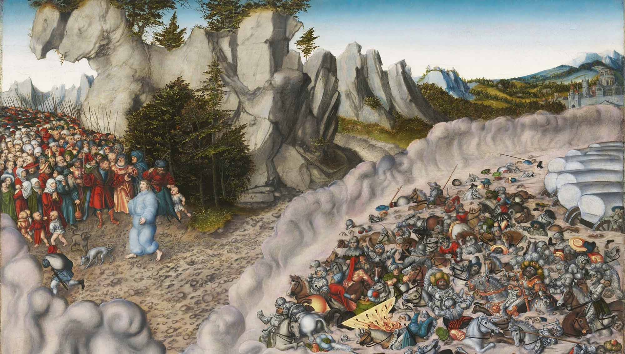 Lucas Cranach Firavun'un Boğuluşu