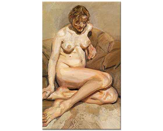 Lucien Freud Oturan Nü