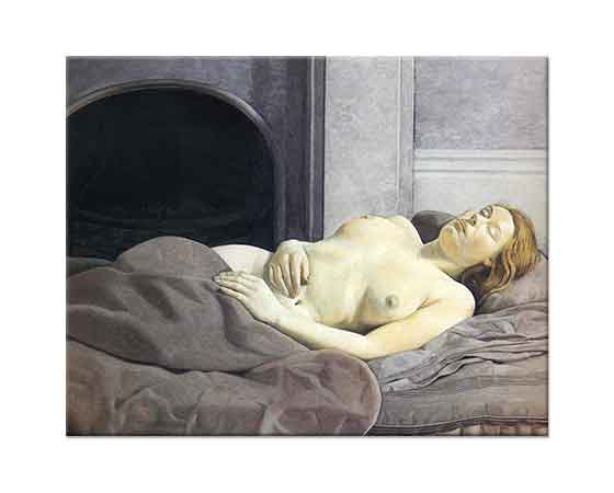 Lucien Freud Uykuda Nü