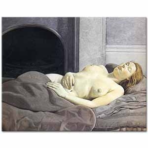 Lucien Freud Uykuda Nü
