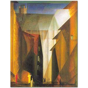 Lyonel Feininger Barfüsser Kilisesi I