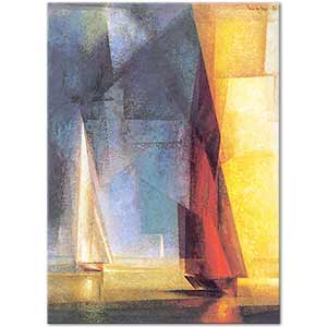 Lyonel Feininger Denizde Sakin Gün III