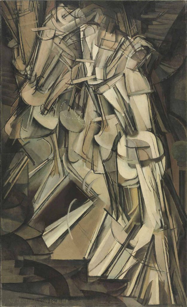 Marcel Duchamp Sandalyeye Uzanmış Nü