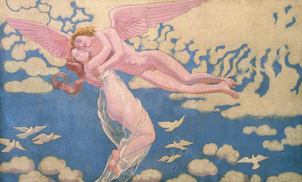 Maurice Denis Cupidin Psycheyi Cennete Taşıması