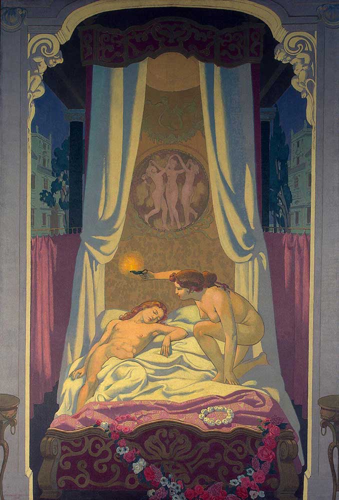 Maurice Denis Psyche Gizli Aşığının Cupid Olduğunu Keşfeder