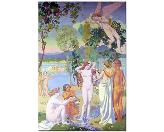 Maurice Denis Psychenin Güzelliğinden Sarhoş Olmuş Uçan Cupid