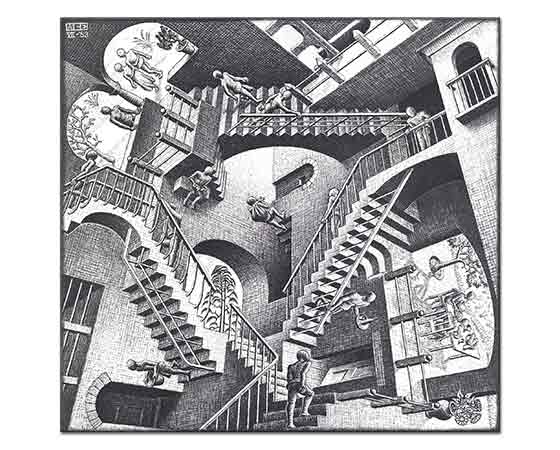 Maurits Cornelis Escher Relativite