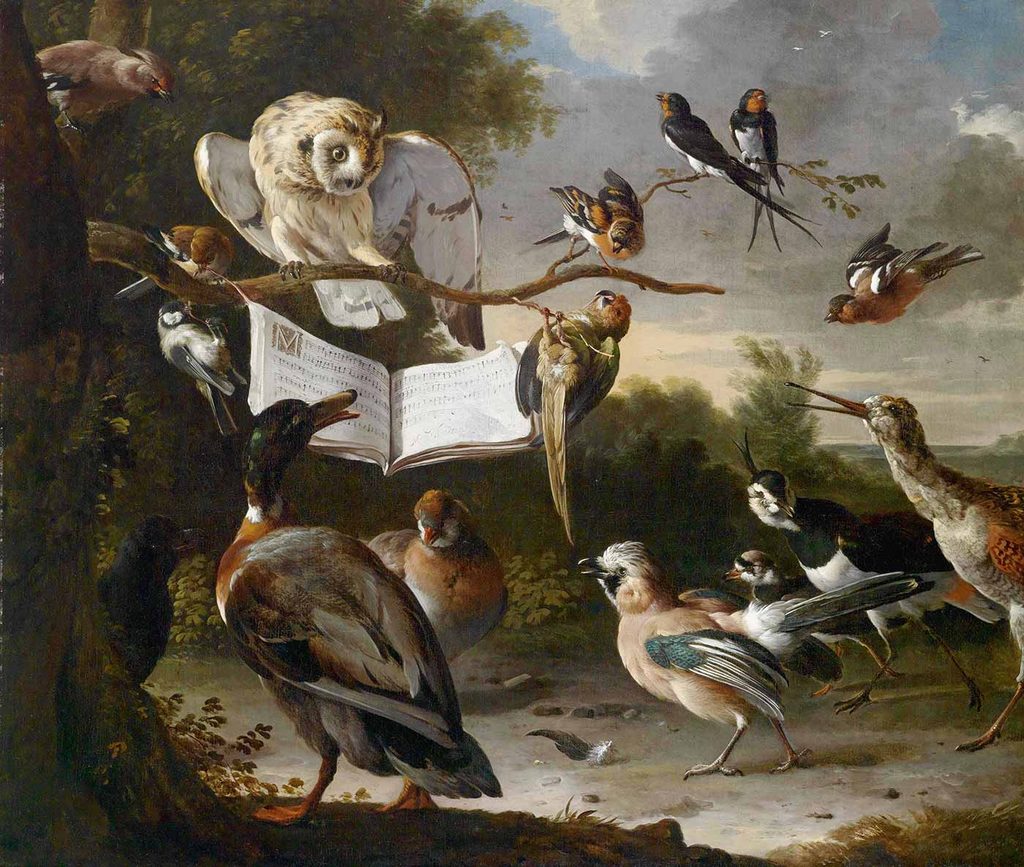 Melchior de Hondecoeter Kuşların Konseri