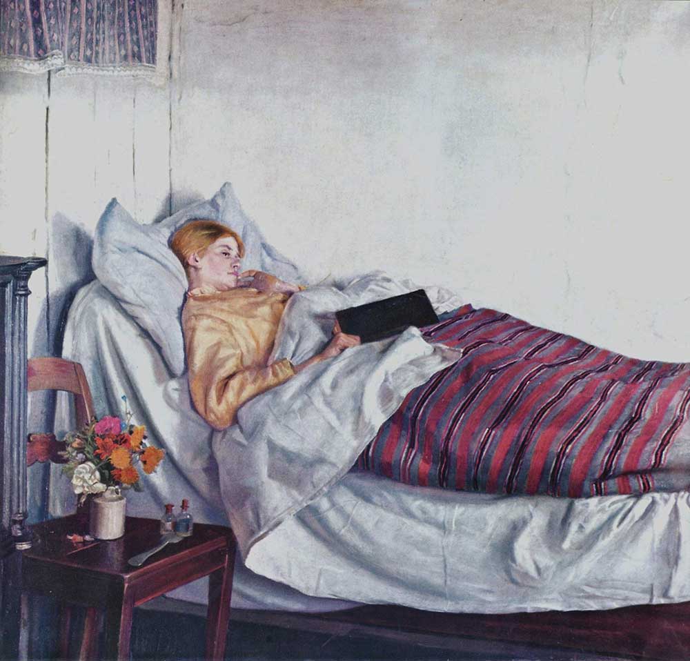 Michael Peter Ancher Hasta Kız