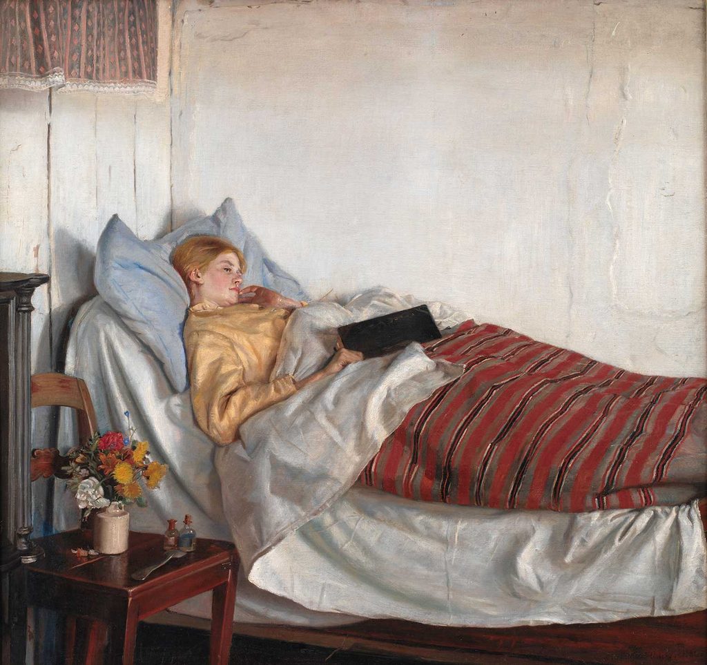 Michael Peter Ancher Hasta Kız