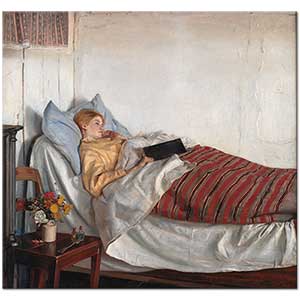 Michael Peter Ancher Hasta Kız