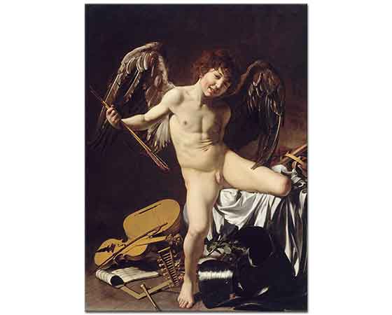 Michelangelo Caravaggio Aşk Meleği Victorious