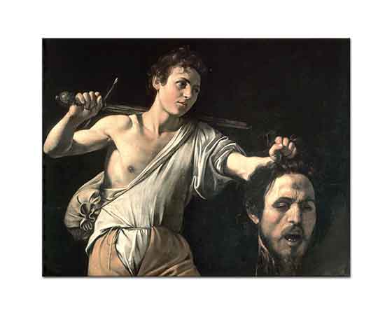 Michelangelo Caravaggio Davud Golyat'ın Kafası ile