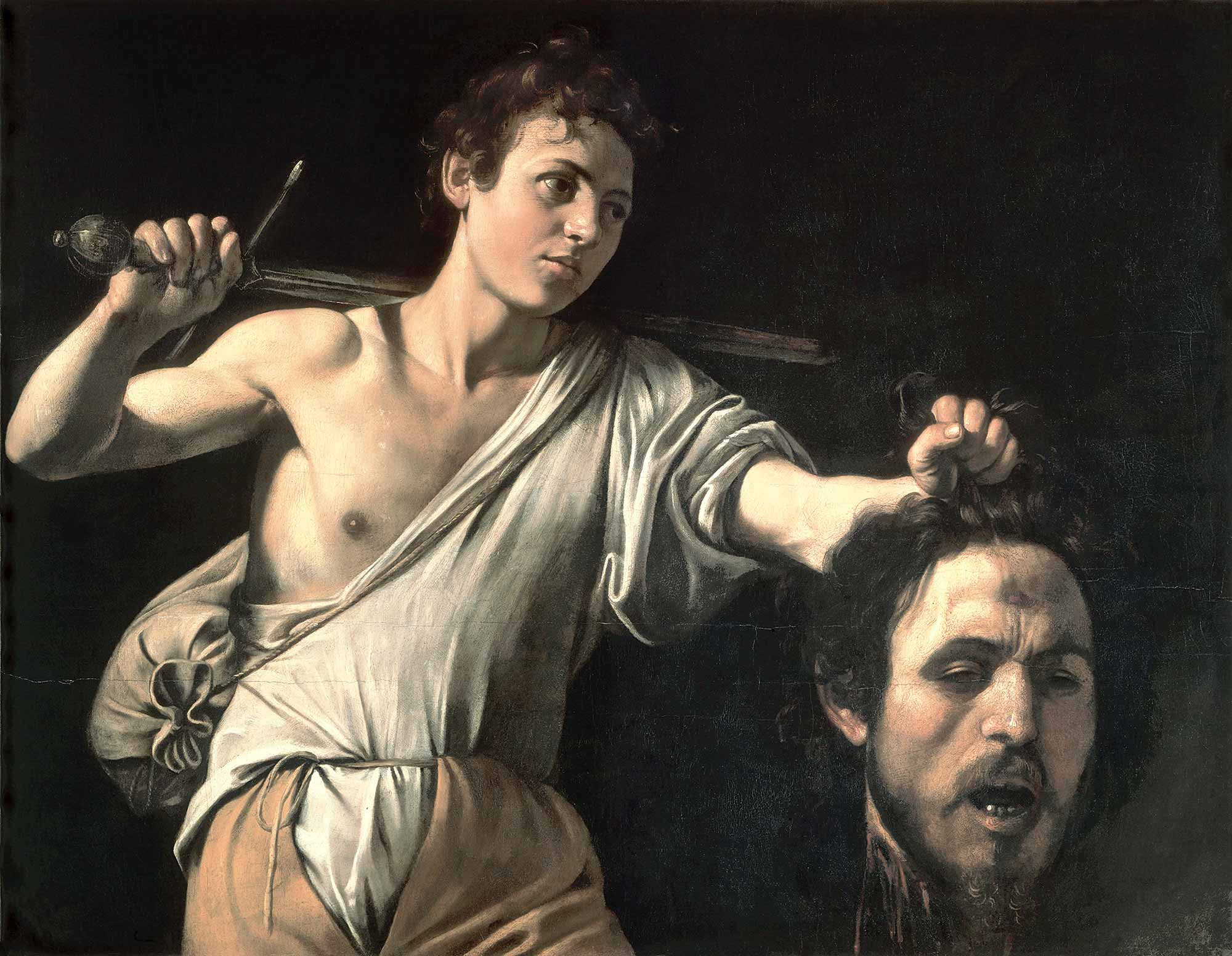 Michelangelo Caravaggio Davud Golyat'ın Kafası ile
