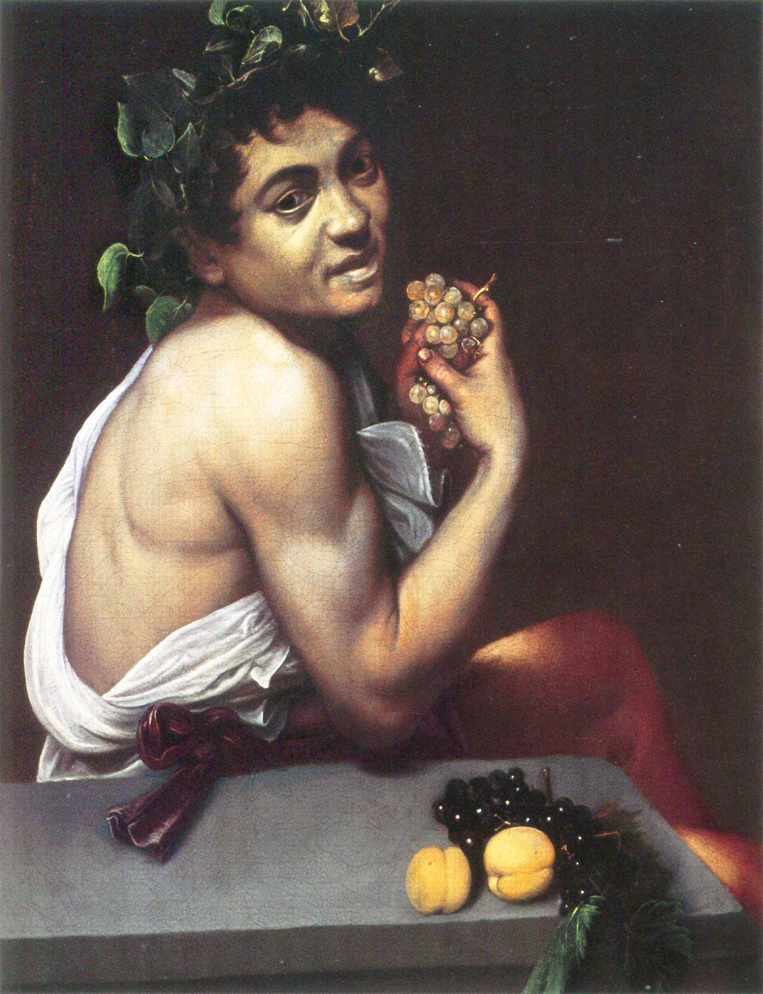 Michelangelo Caravaggio Hasta Bacchus