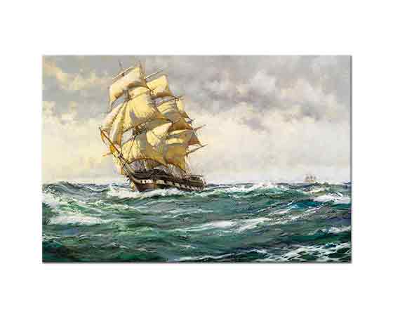 Montague Dawson Açık Denizde