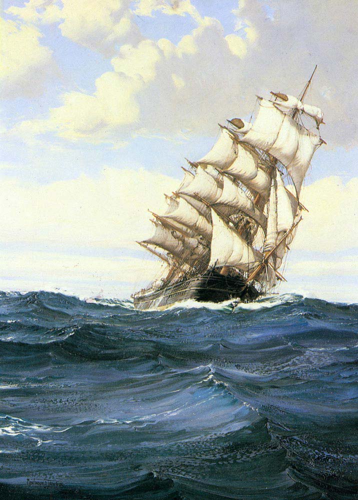 Montague Dawson Bulutlu Gün