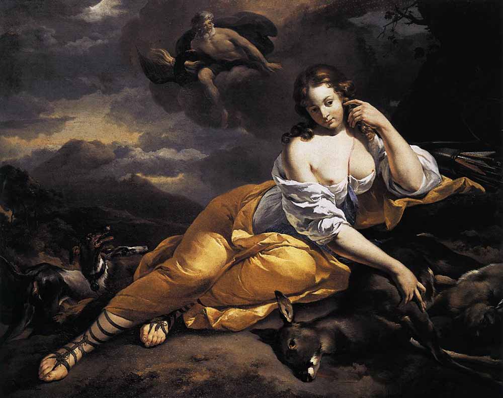 Nicolaes Pietersz Berchem Callisto'nun Jüpiter'e Mesajı