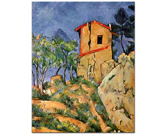 Paul Cezanne Bellevue'da Güvercinli Ev