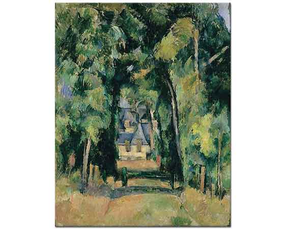 Paul Cezanne Chantilly'de Sokak