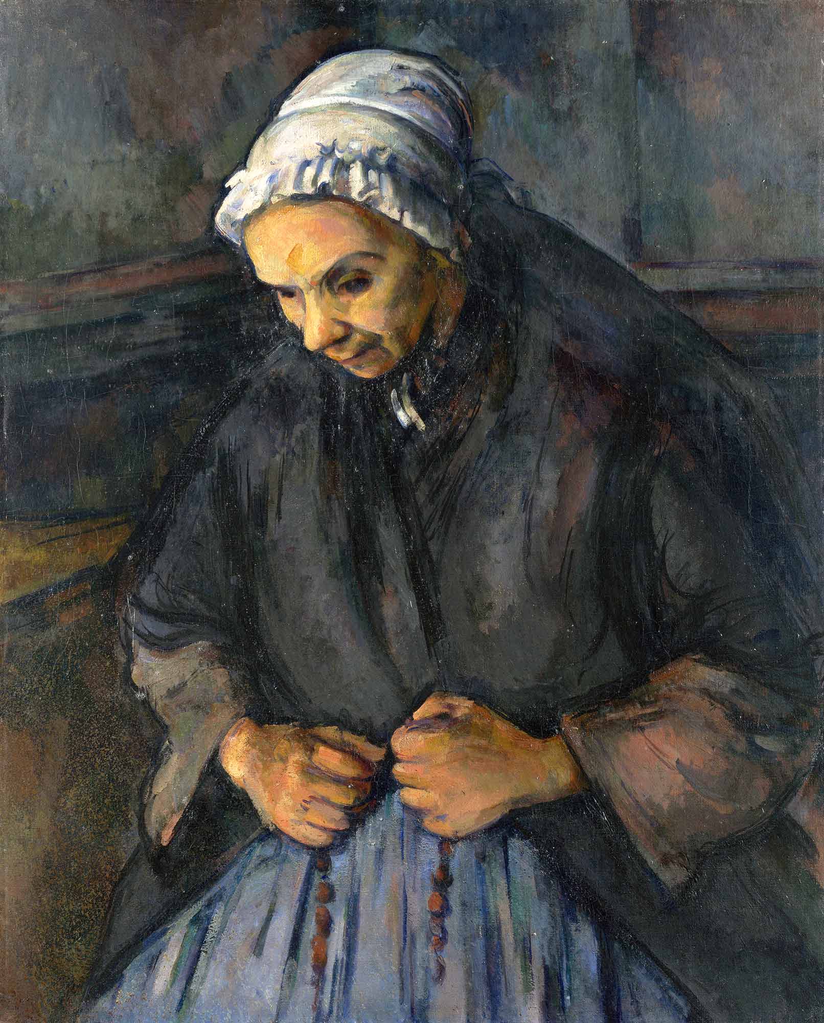 Paul Cezanne Gül Demetli ihtiyar