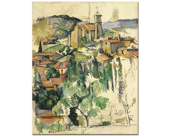 Paul Cezanne Kilise ve Manzara